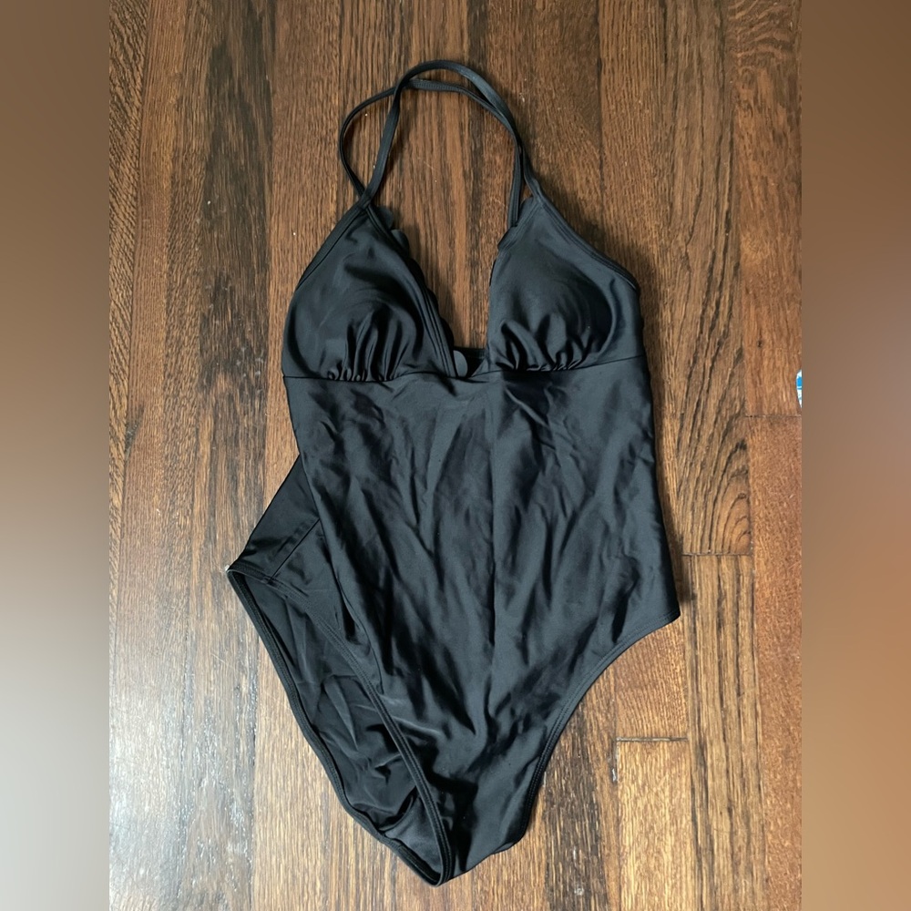 Cupshe black one piece swimsuit